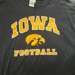 Black Iowa Hawkeyes Shirt Men’s Medium